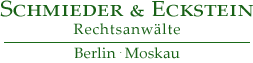 Schmieder & Eckstein, Anwälte